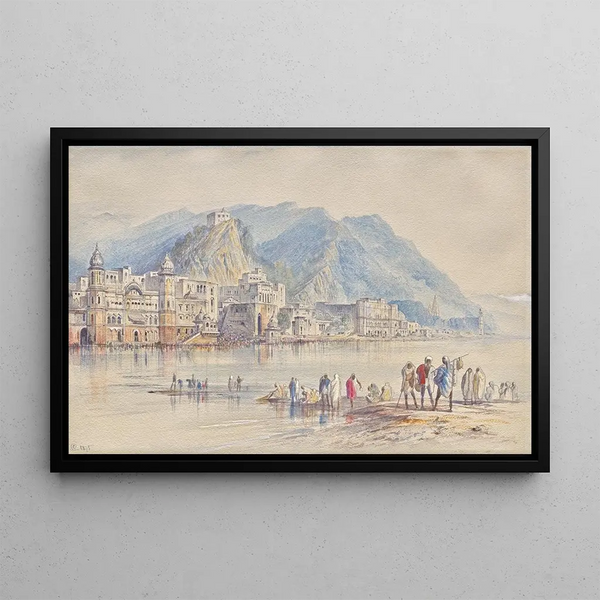 Hardwar Inde - Edward Lear — oprawiony obraz na ścianie