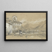 Lugano - Edward Lear — oprawiony obraz na ścianie