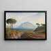 Mont Soratte niedaleko Rzymu - Edward Lear — oprawiony obraz na ścianie