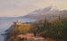 Mont Athos i klasztor Stavronikita - Edward Lear — widok dzieła