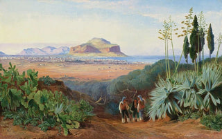 Edward Lear - Palermo Sicily with Monte Pellegrino.webp