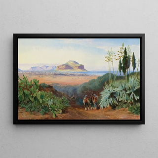 Edward Lear - Palermo Sicily with Monte Pellegrino.webp
