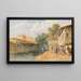 Parga, Grecja - Edward Lear — oprawiony obraz na ścianie