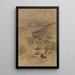 Pétra - Edward Lear — oprawiony obraz na ścianie
