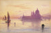 Santa Maria della Salute, Wenecja o zachodzie słońca - Edward Lear — widok dzieła