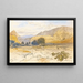 Wadi Tayibeh, Egipt - Edward Lear — oprawiony obraz na ścianie