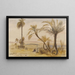 Wadi Halfa, Egipt - Edward Lear — oprawiony obraz na ścianie