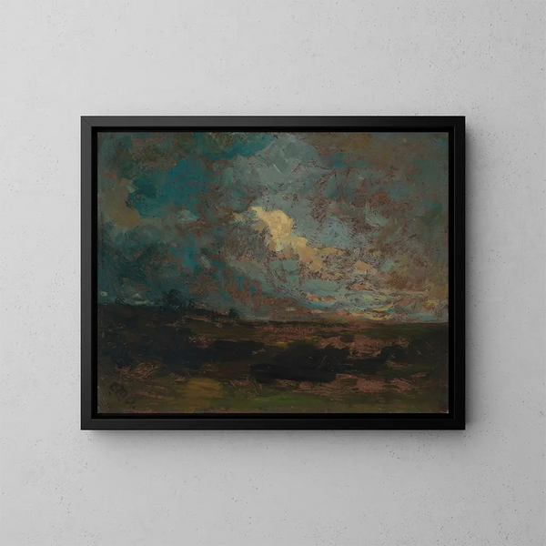 Po prysznicu - Edward Mitchell Bannister — oprawiony obraz na ścianie