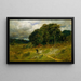 Nadchodząca burza - Edward Mitchell Bannister — oprawiony obraz na ścianie