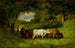 Wprowadzenie krów - Edward Mitchell Bannister — widok dzieła
