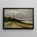 pejzażu w pobliżu Newport R.I. - Edward Mitchell Bannister — oprawiony obraz na ścianie