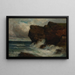 Klify nad oceanem - Edward Mitchell Bannister — oprawiony obraz na ścianie