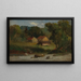 Ferme rocheuse à Newport - Edward Mitchell Bannister — oprawiony obraz na ścianie