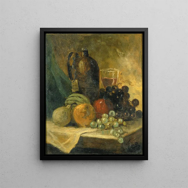 Martwa natura - Edward Mitchell Bannister — oprawiony obraz na ścianie