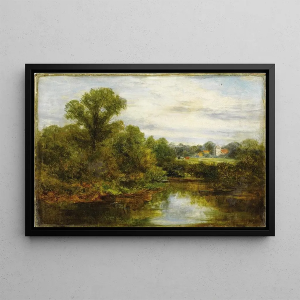 L'été - Edward Mitchell Bannister — oprawiony obraz na ścianie
