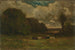 pejzaż bez tytułu z krowami i drzewami - Edward Mitchell Bannister — widok dzieła