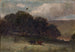 pejzażu bez tytułu z drzewami i dwoma krowami na łące - Edward Mitchell Bannister — widok dzieła