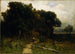 pejzaż bez tytułu drwal na ścieżce - Edward Mitchell Bannister — widok dzieła