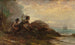 Na czatach - Edward Moran — widok dzieła