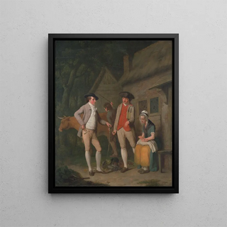 Edward Penny - Widow Costards cow and goods distrained for taxes are redeemed by the generosity of Johnny Pearma.webp