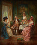 L'heure du thé - Edward Percy Moran — widok dzieła