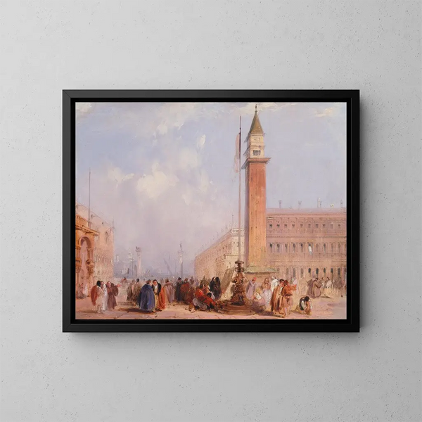La Piazzetta de Venise - Edward Pritchett — oprawiony obraz na ścianie