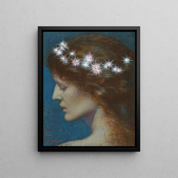 Noc - Edward Robert Hughes — oprawiony obraz na ścianie