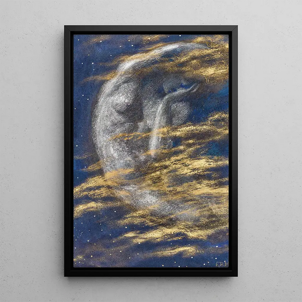 Reprodukcja obrazu La lune fatiguée - Edward Robert Hughes