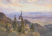 Na Benediktenwand, widok na Schlehdorf i Kochelsee - Edward Theodore Compton — widok dzieła