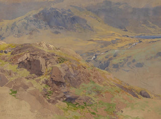 Llyn Idwal, Północna Walia - Edward Theodore Compton — widok dzieła