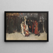 Studium kompozycji dla Richarda, księcia Gloucester, i Lady Anne - Edwin Austin Abbey — oprawiony obraz na ścianie