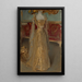 Studium draperii sukni królowej Aleksandry na koronację króla Edwarda VII - Edwin Austin Abbey — oprawiony obraz na ścianie