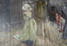 Studium postaci prawdopodobnie dla Margaret i Faust - Edwin Austin Abbey — widok dzieła