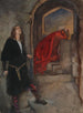 Hamlet Teraz mógłbym to zrobić, teraz gdy modli się Akt III Scena iii Hamlet - Edwin Austin Abbey — widok dzieła
