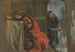 Hamlet Teraz mógłbym to zrobić Akt III Scena 3 Hamlet - Edwin Austin Abbey — widok dzieła
