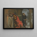 Hamlet Teraz mógłbym to zrobić Akt III Scena 3 Hamlet - Edwin Austin Abbey — oprawiony obraz na ścianie