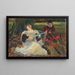 Études pour Fair is my love, peinture à la Municipal Art Gallery, Preston, Angleterre - Edwin Austin Abbey — oprawiony obraz na ścianie