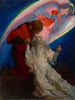 Studium dla Amfortasa opublikowany przez Galahad w La Quête et la Réussite du Saint Graal - Edwin Austin Abbey — widok dzieła