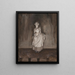 Studium do ilustracji epilogu "She Stoops to Conquer" Olivera Goldsmitha - Edwin Austin Abbey — oprawiony obraz na ścianie