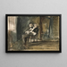 Studium do Czerwonej litery - Edwin Austin Abbey — oprawiony obraz na ścianie