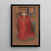 Reprodukcja obrazu Studium kobiety w kostiumie renesansowym - Edwin Austin Abbey