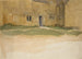 Studium średniowiecznego angielskiego domu - Edwin Austin Abbey — widok dzieła