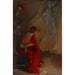 W namiocie Brutus, między duchem Cezara, Juliusza Cezara, Akt IV, Scena III - Edwin Austin Abbey