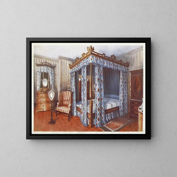 Une chambre Hepplewhite - Edwin Foley — oprawiony obraz na ścianie