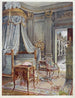 z rzeźbioną i złoconą koroną, z draperią, styl Louis XVI - Edwin Foley — widok dzieła