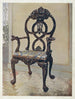 krzesła prezydenckiego Chippendale rzeźbionego - Edwin Foley — widok dzieła