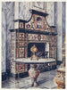 mozaikowego kominka w kolorze Florentyńskim Victoria and Albert Museum South Kensington Obraz w mozaikowym kolorze - Edwin Foley — widok dzieła