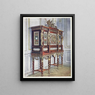 Edwin Foley - Jewel cabinet of Queen Marie Antoinette of mahogany gilt inlaid carved and with painted plaques.webp