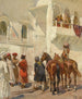 Przed polowaniem - Edwin Lord Weeks — widok dzieła