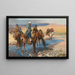 Konie na brodzie, Perse - Edwin Lord Weeks — oprawiony obraz na ścianie